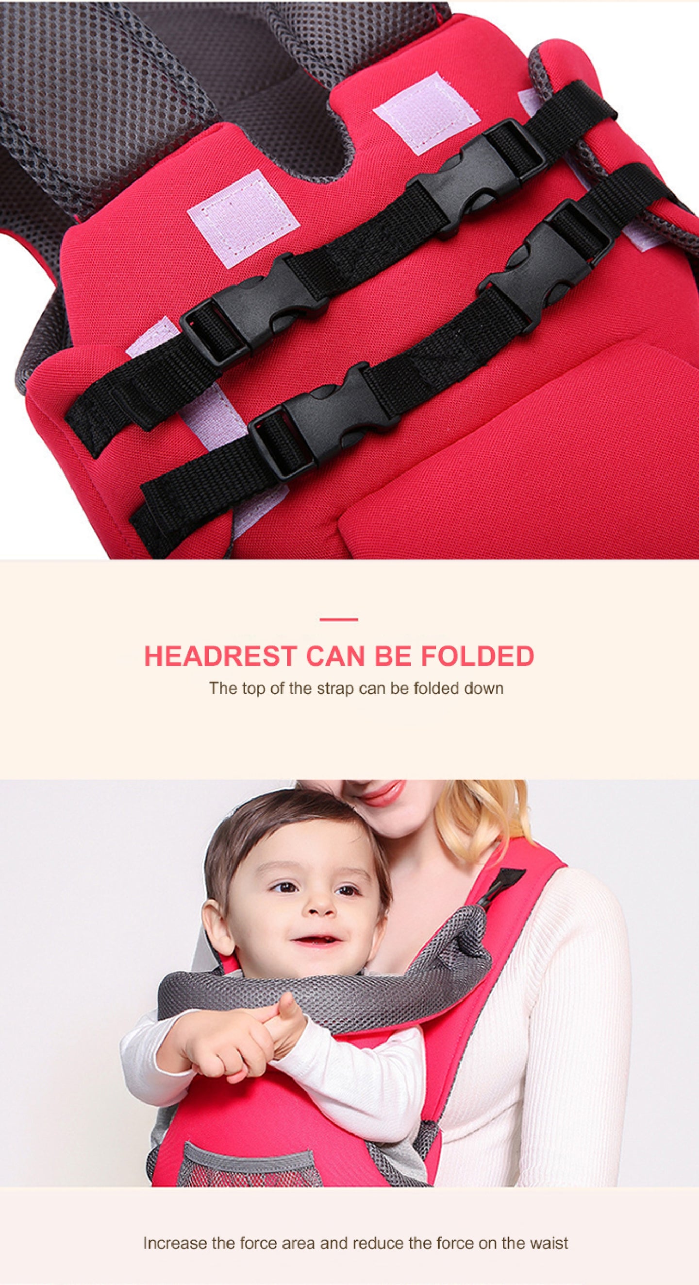 Porte-bébé à boucle croisée BABYDISE